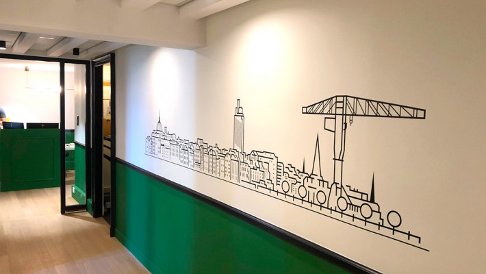 Nouvelle fresque en adhésif 